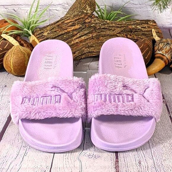 Rihanna x Fenty Puma Fur Slide - “Orchid Bloom" - Picture 1 of 10